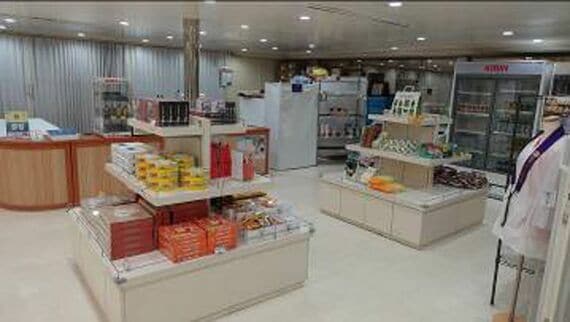 松山・小倉フェリーの売店