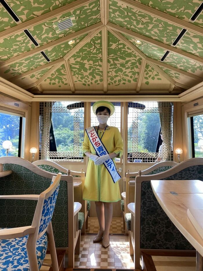 車内でのおもてなし