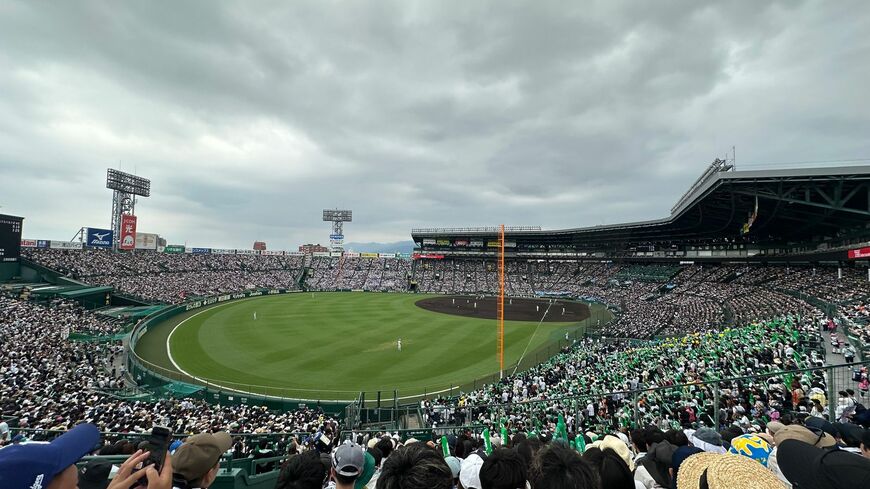 第107回全国高校野球選手権大会決勝「沖縄尚学高－日大三高」の様子（宮城良典さん撮影・提供）
