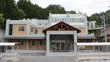 宮古市田老総合事務所の3階が三陸鉄道の新田老駅になっている（筆者撮影）