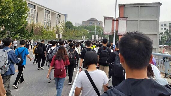 中国の大学生