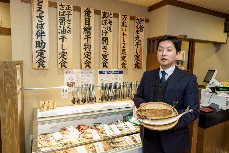 エスワイフードの業態開発部長、堺和也さん（筆者撮影）