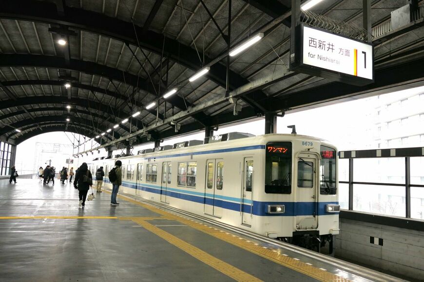 大師前駅ホーム