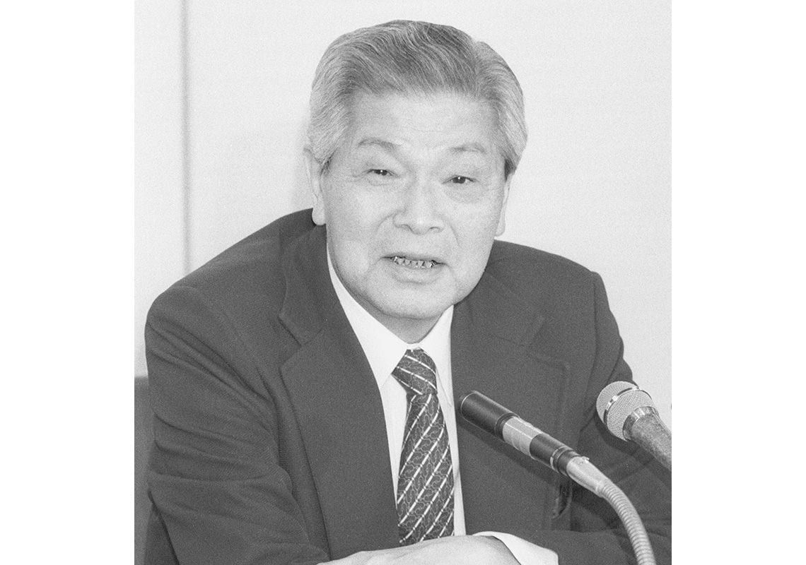 澄田智日銀総裁（1989年撮影）