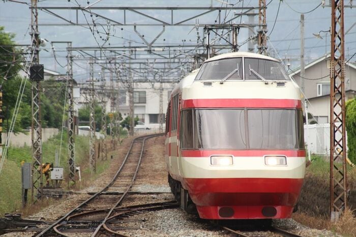 長野電鉄に譲渡された元HiSEは
