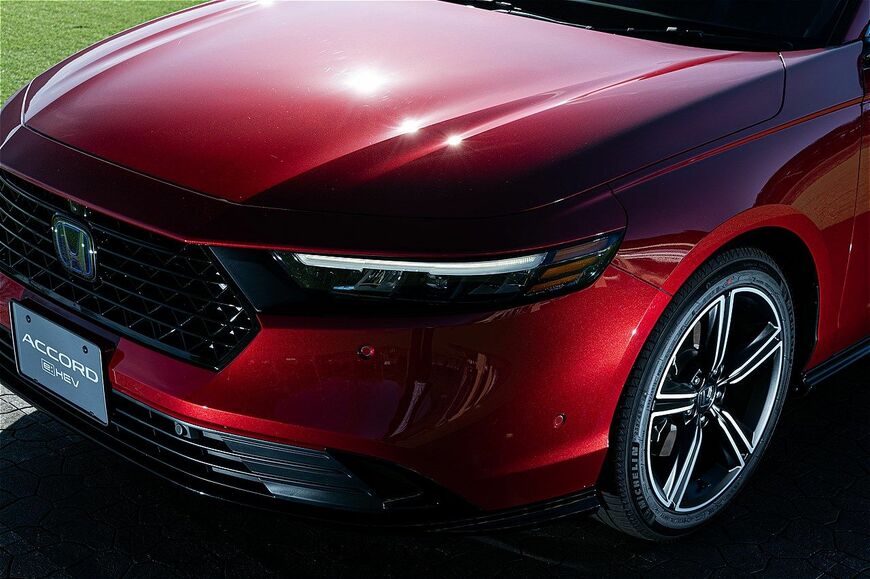 2024年3月8日に発売したホンダの新型「アコード」（写真：三木宏章）
