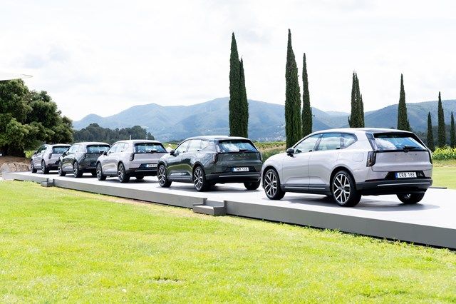 ボルボの新型EV「EX60」国際試乗会の様子（写真：VOLVO）