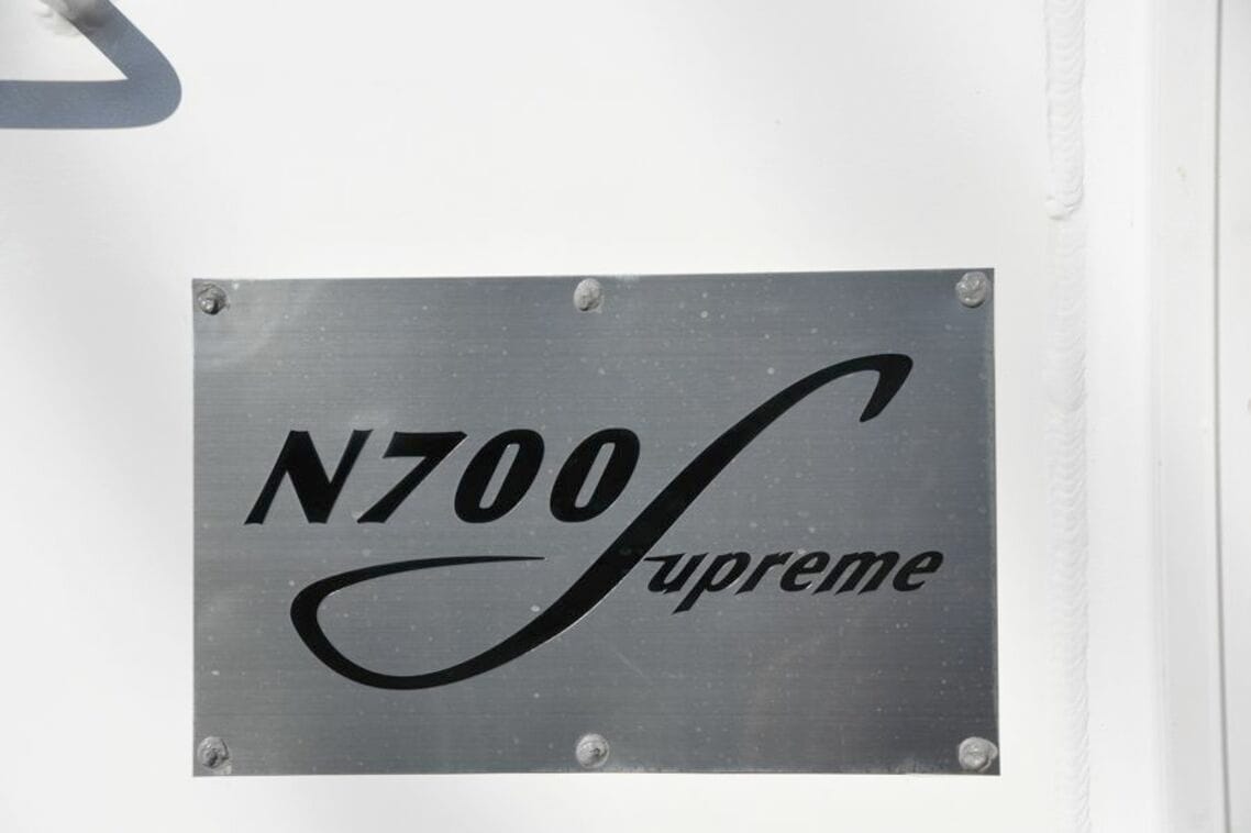 車両の連結部に「N700S」のマークを発見