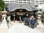 工事関係者が出席した安全祈願