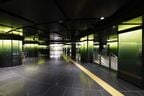 光の柱は計130本。銀座線57本、丸ノ内線49本
