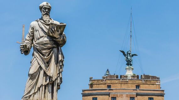 ローマの聖パウロ像