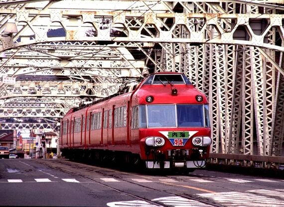 犬山橋 名鉄パノラマカー