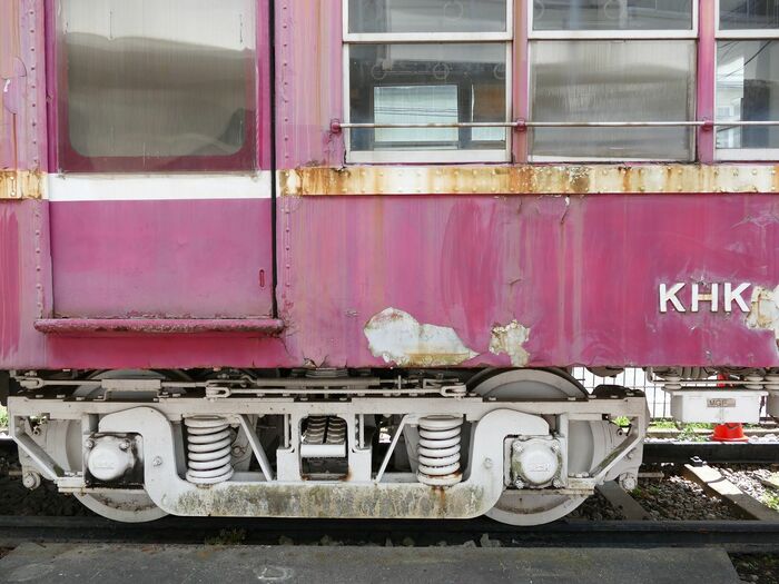 川口市の青木町公園に置かれていた当時のデハ230形