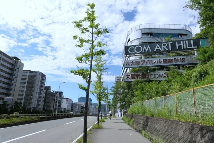 坂を上ると箕面市に入る