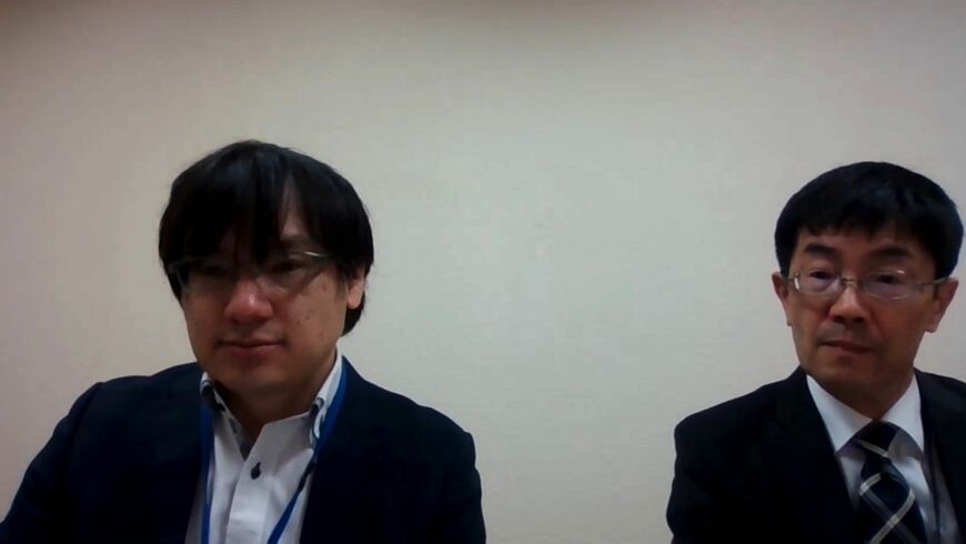大浦康志課長と吉武真宏係長
