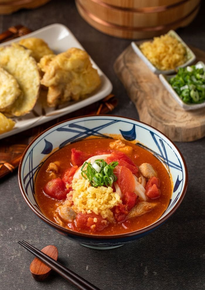 番茄雞肉烏龍麵