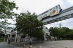 玉川上水駅は多摩モノレールとの乗換駅だ