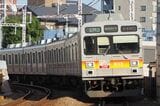 西武鉄道が導入する東急電鉄の9000系（記者撮影）