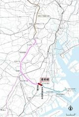 新空港線から渋谷駅へ乗り入れイメージ（画像：東急電鉄資料より）