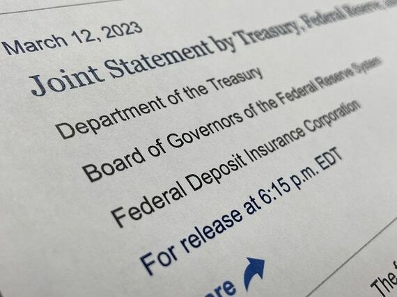 米財務省とFRB、FDICの共同声明