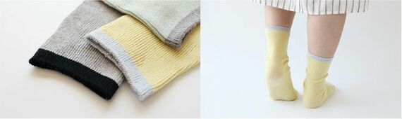「カカトがない靴下 Unicks」