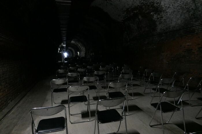 旧生駒トンネルのコンサート会場