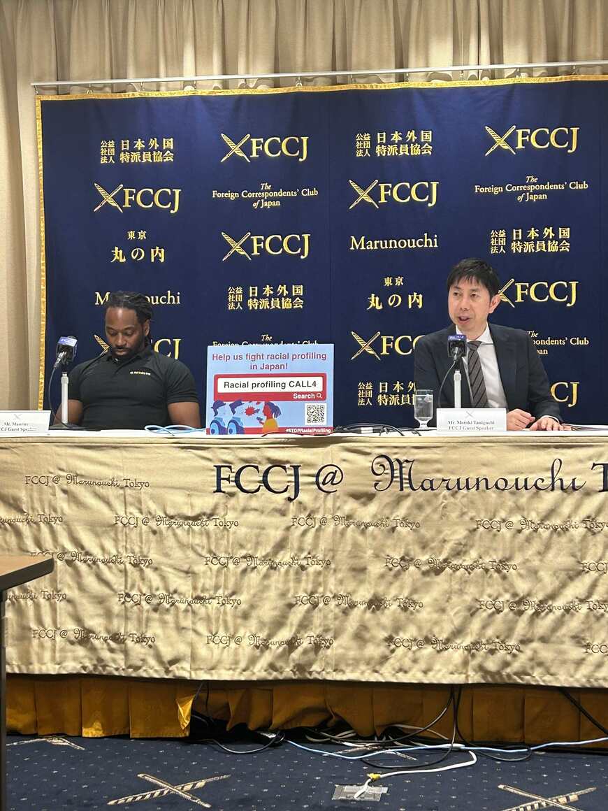 原告側の弁護人を務める谷口弁護士（写真右、編集部撮影）