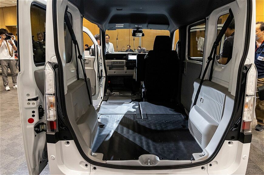 ホンダ新型軽商用EV「N-VAN e:」のディテール（写真：三木宏章）