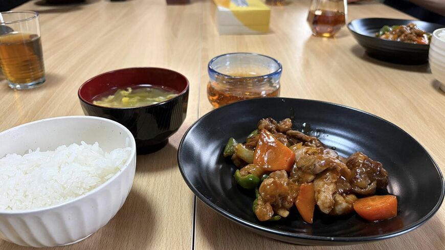 ランチ会の食事