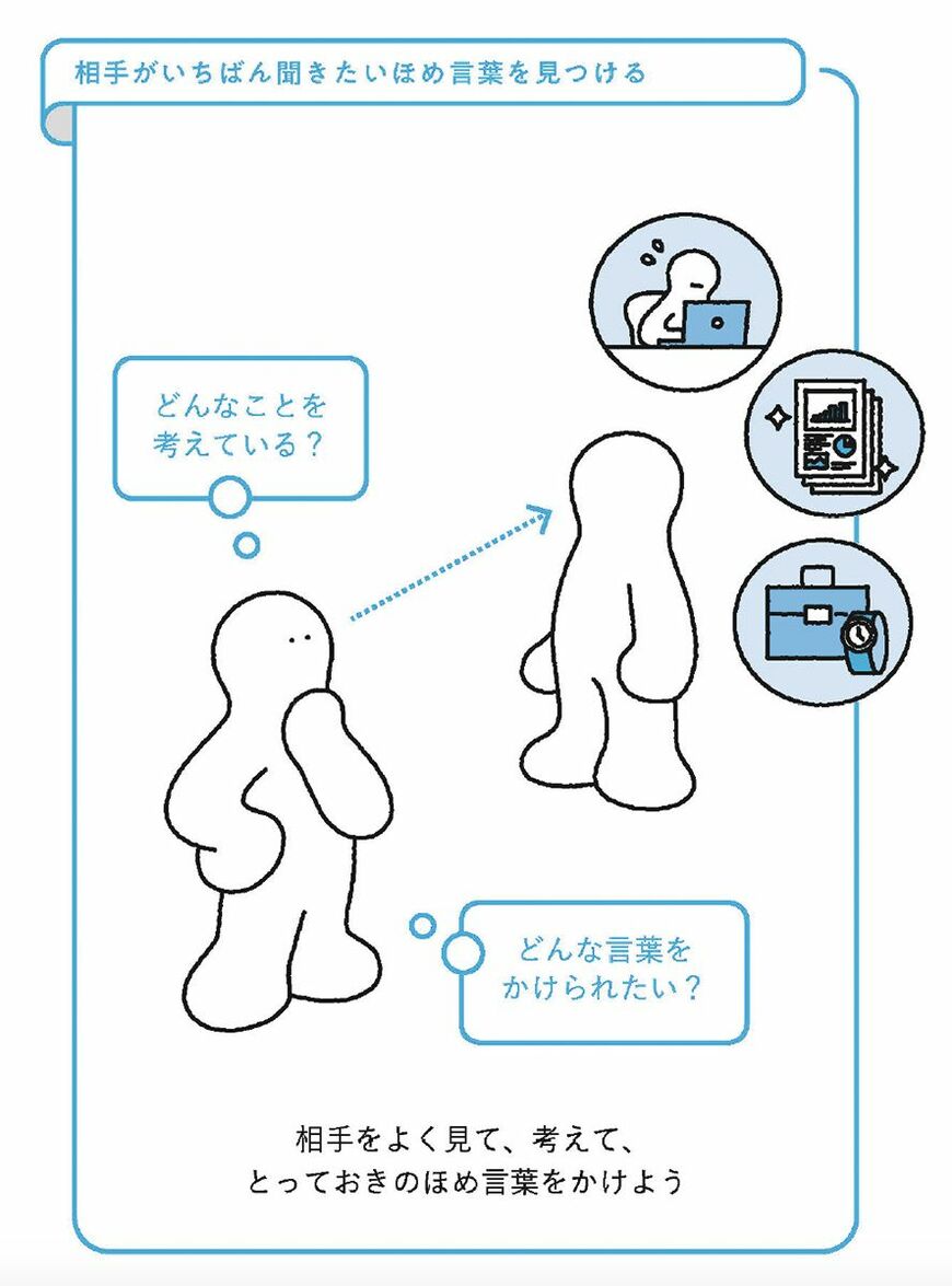 相手がいちばん聞きたいほめ言葉を見つける