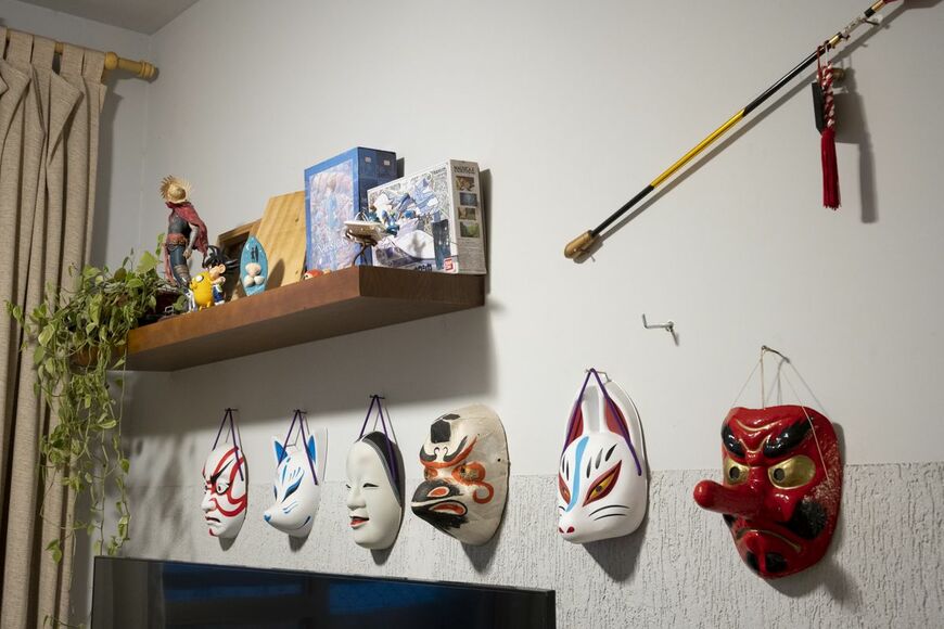 テックス氏のインスピレーションの源か？日本グッズあれこれ（写真：筆者撮影）