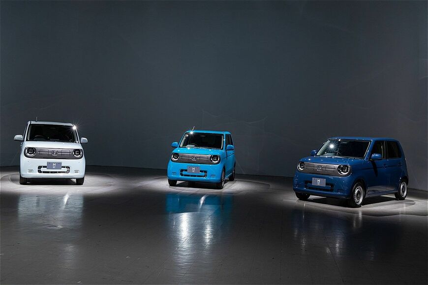 ホンダの新型軽自動車EV「N-ONE e:」（写真：三木 宏章）