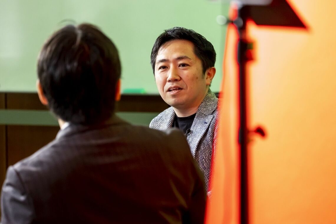 為替レートが気になると語る田内氏（撮影：今井康一）