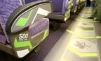 2号車は初号機カラーで統一されている