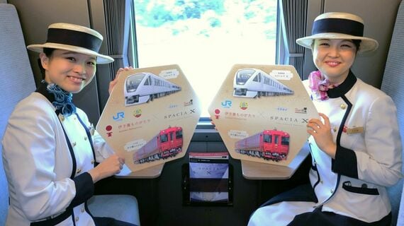 東武・JR四国コラボ スペーシアX 伊予灘ものがたり