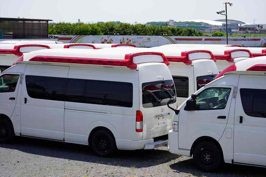 福島県国見町が公募を開始する前から受注製造がはじまっていた救急車（写真／河北新報）