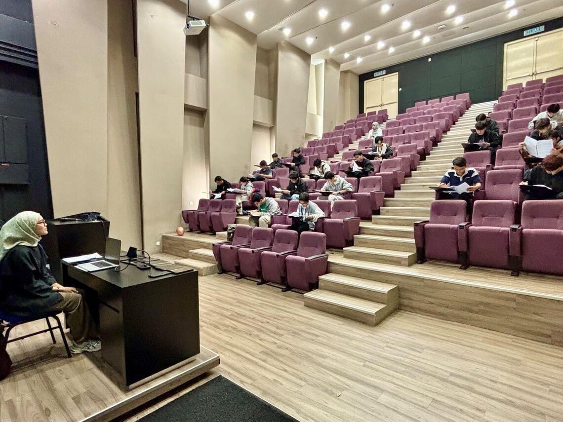 ウーロンゴン大学マレーシア校の教室