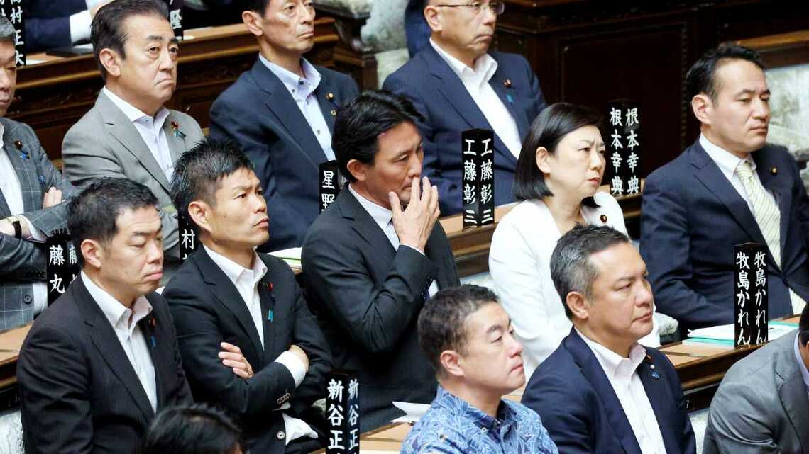 衆院本会議で財務金融委員長の解任決議案が可決された自民党の井林辰憲氏(写真:時事)