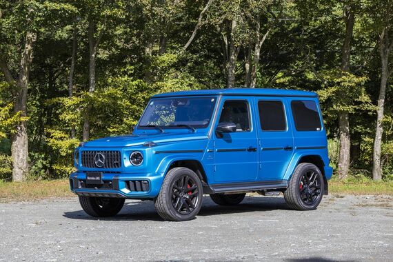 ガソリンエンジンを搭載する「AMG G63」はAMGモデルだけにグリルやバンパー、ホイールが異なる（写真：メルセデス・ベンツ日本）