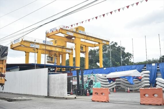 マニラ地下鉄 建設中