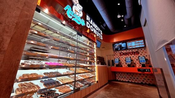 ドーナツの陳列