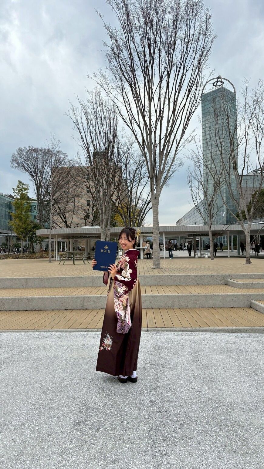 城西大卒業式（写真：兼子さん提供）