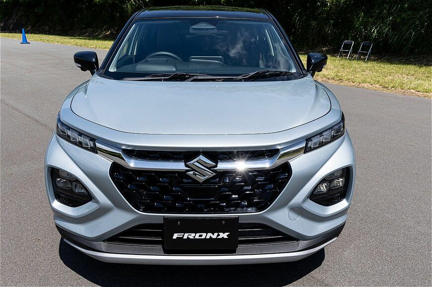 スズキ新型SUV「フロンクス（プロトタイプ）」のディテール（写真：三木宏章）