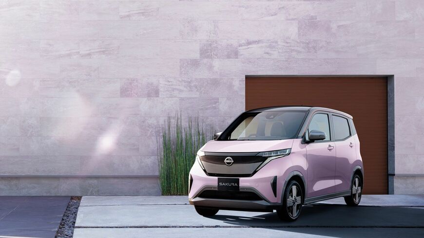 日産の軽乗用EV「サクラ」（写真：日産自動車）