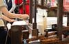 豊田佐吉が発明した豊田式木製人力織機