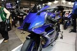 第52回 東京モーターサイクルショーに参考出品されたヤマハ「YZF-R9」（筆者撮影）