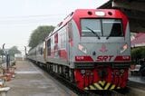 タイの長距離夜行列車（筆者撮影）
