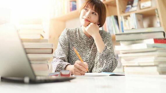 文章を書く人