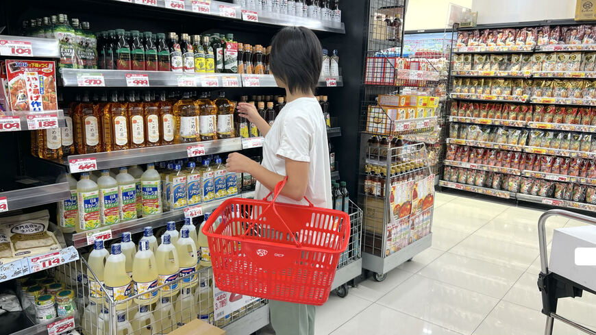 スーパーでの様子