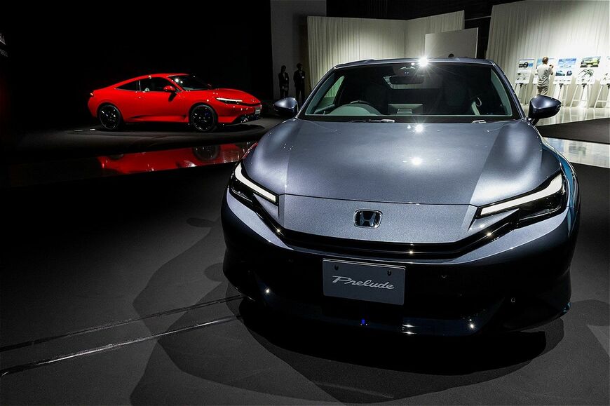 ホンダの新型「プレリュード」（写真：三木 宏章）